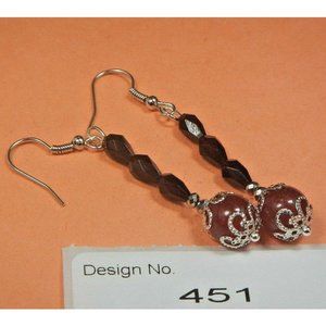 Ruby -Gemstone Earring-Energy Jewelry-Facilitate-stone of life 451
